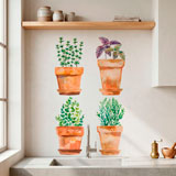 Wall Stickers: Pots 13