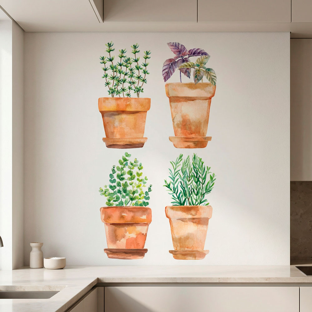 Wall Stickers: Pots