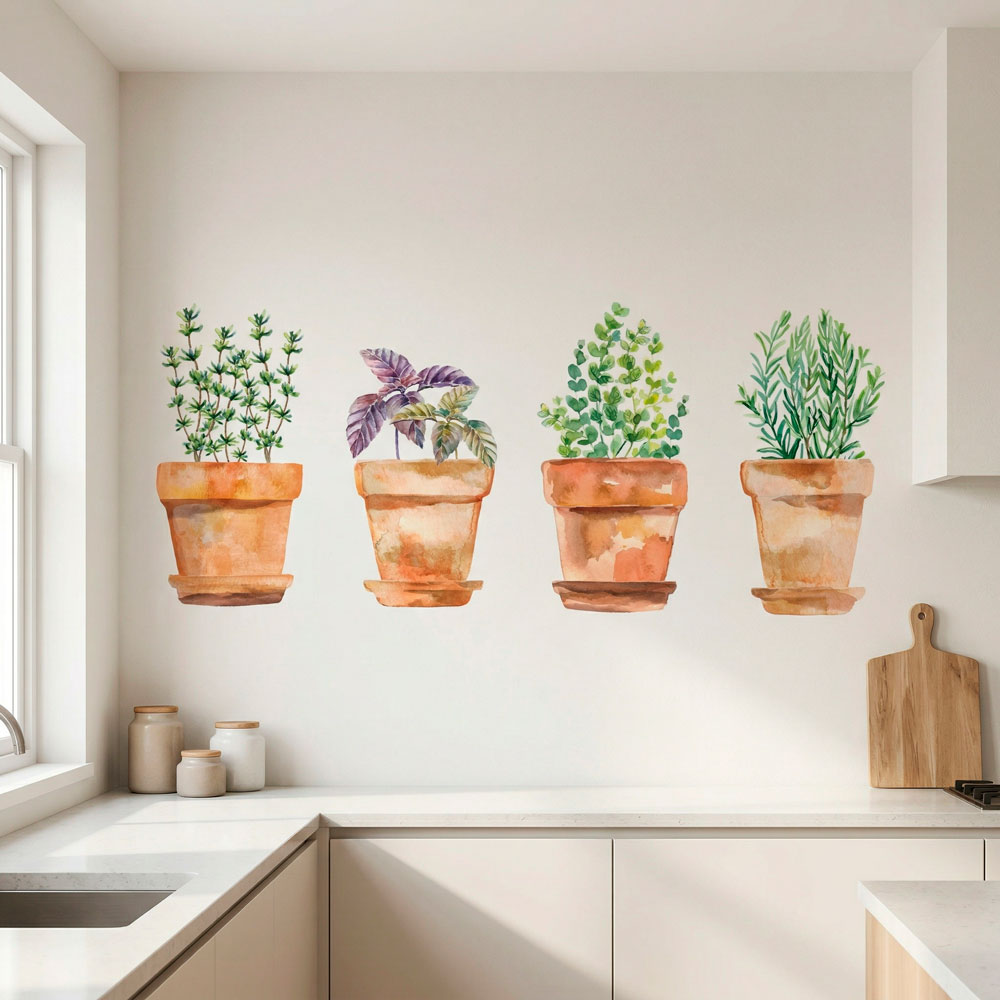 Wall Stickers: Pots