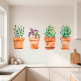 Wall Stickers: Pots 15