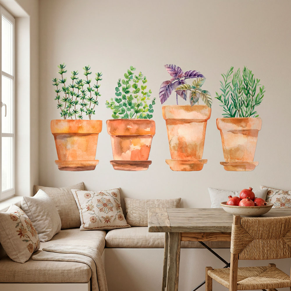 Wall Stickers: Pots