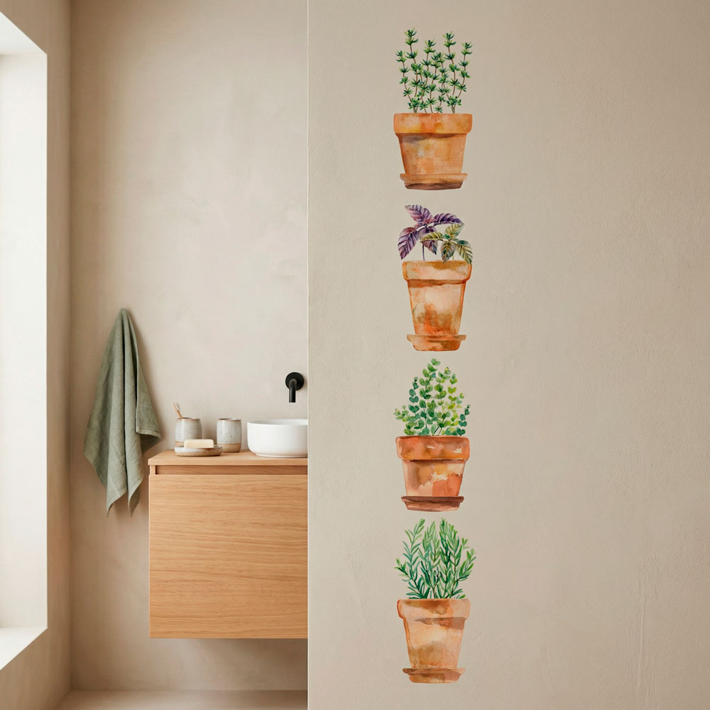 Wall Stickers: Pots