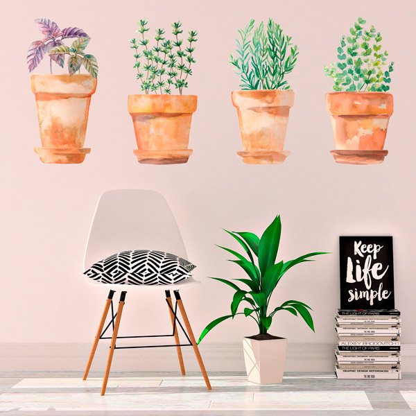 Wall Stickers: Pots