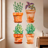 Wall Stickers: Pots 7