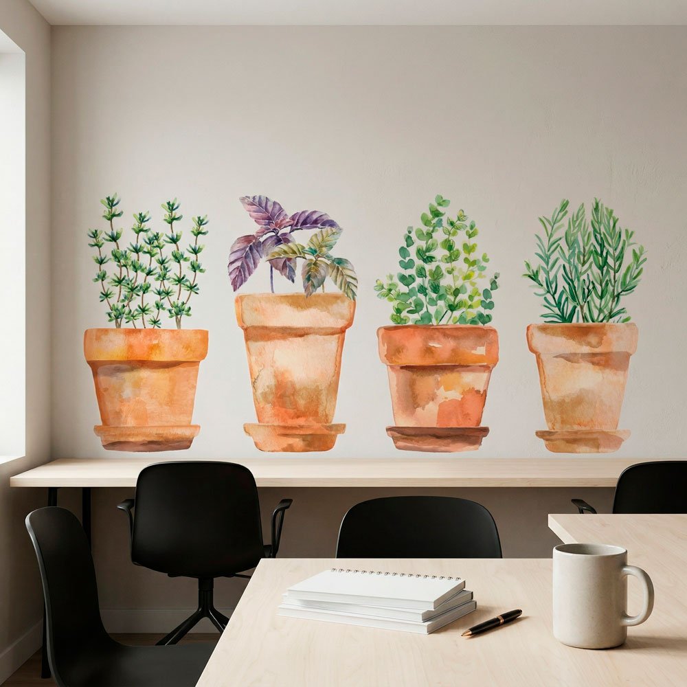 Wall Stickers: Pots