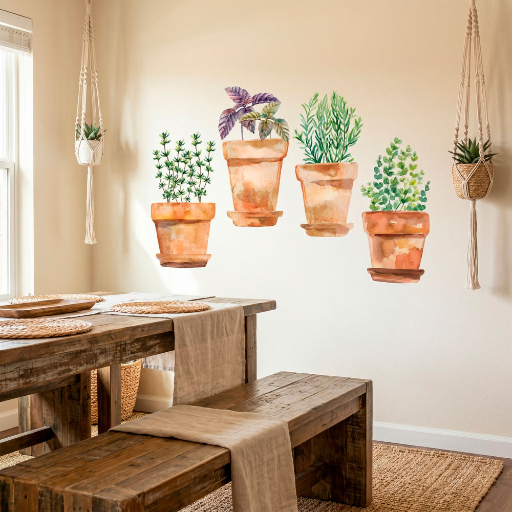 Wall Stickers: Pots