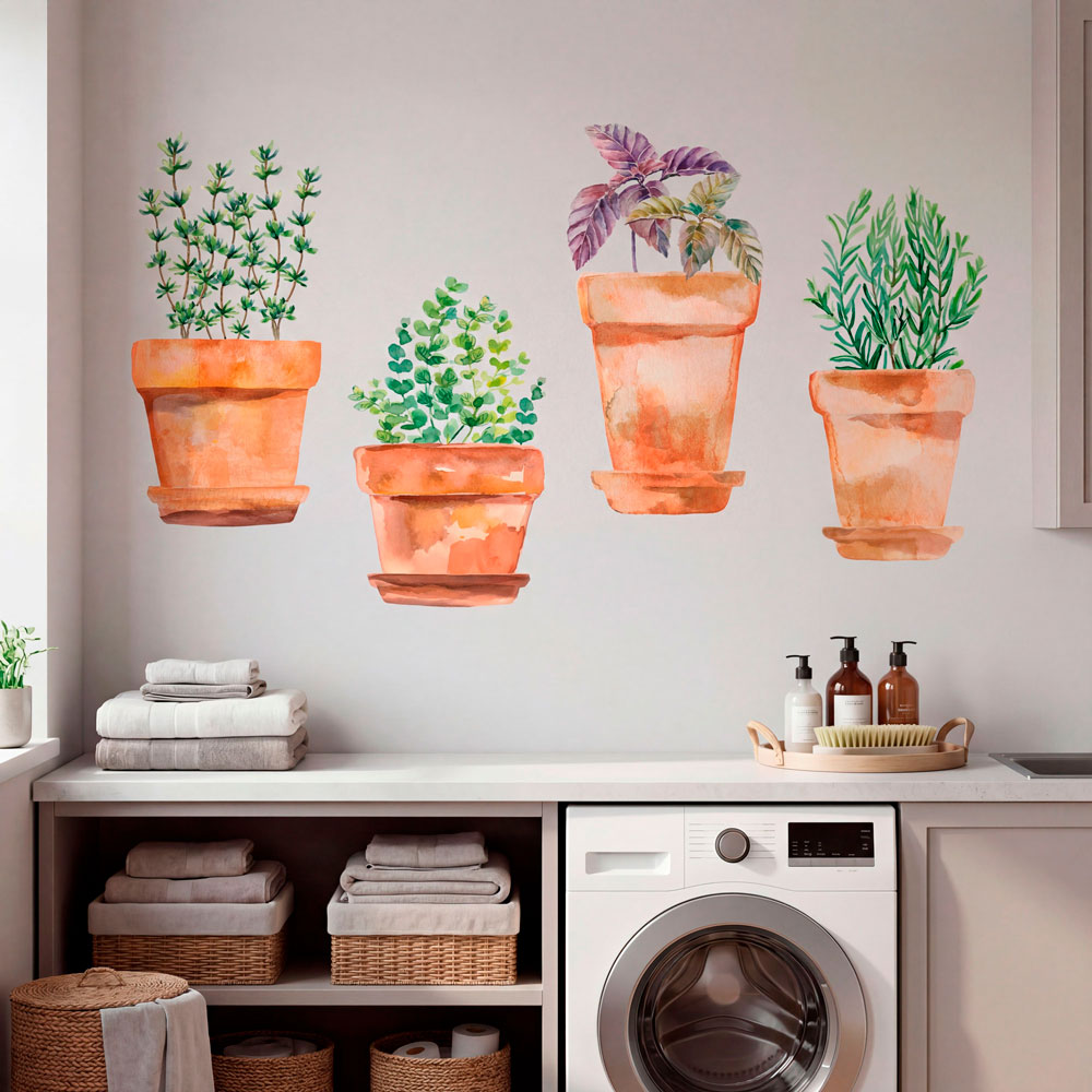 Wall Stickers: Pots