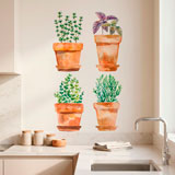 Wall Stickers: Pots 11