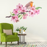 Wall Stickers: Bird among Orchids 4