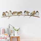 Wall Stickers: Sparrows on the Branch 4