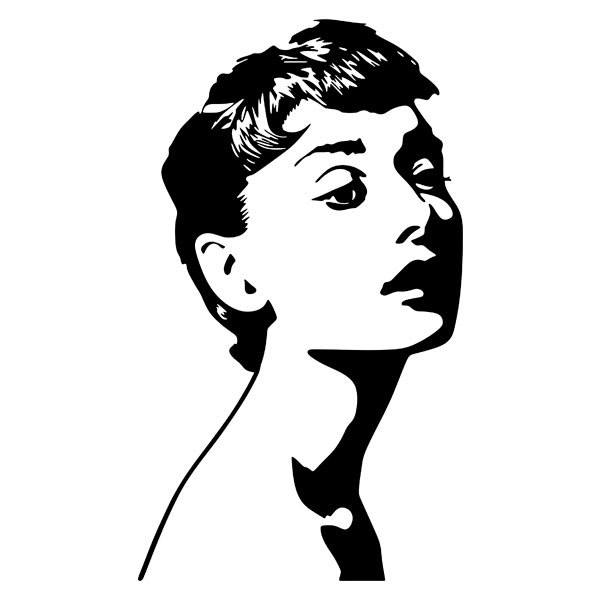Wall Stickers: Audrey Hepburn Angelic Beauty