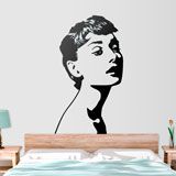 Wall Stickers: Audrey Hepburn Angelic Beauty 2