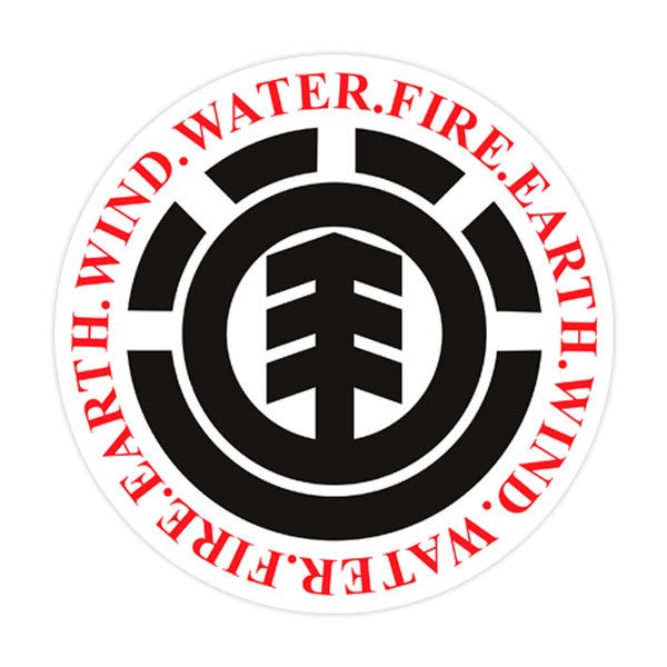 Car & Motorbike Stickers: Element Water Fire