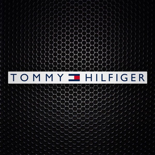 Car & Motorbike Stickers: Tommy Hilfiger Horizontally