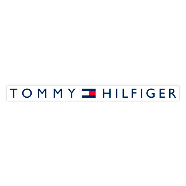 Car & Motorbike Stickers: Tommy Hilfiger Horizontally