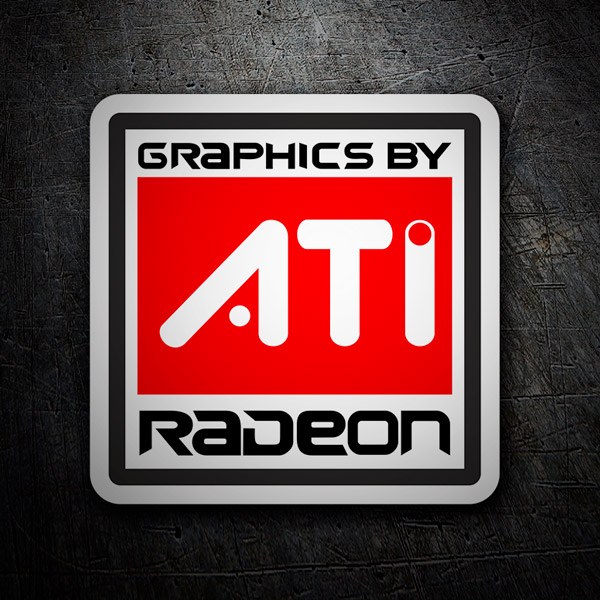 Car & Motorbike Stickers: ATI Radeon