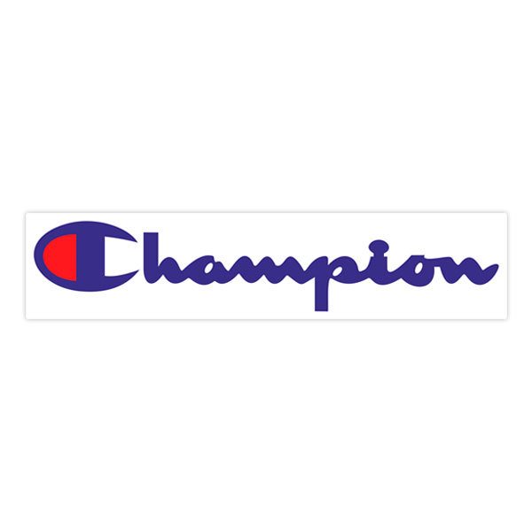 Car & Motorbike Stickers: Champion clothing