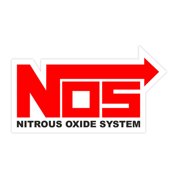 Car & Motorbike Stickers: NOS Nitrous Oxide System