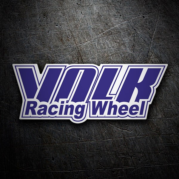 Car & Motorbike Stickers: Volk Racing Wheel 1