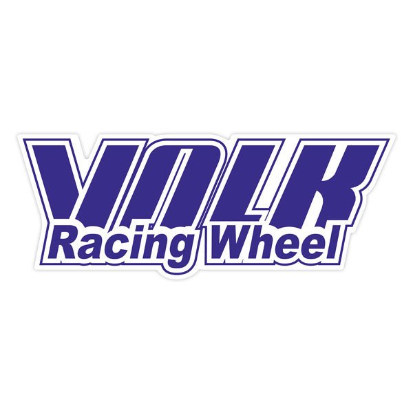 Car & Motorbike Stickers: Volk Racing Wheel