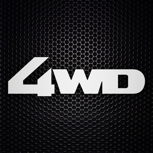 Car & Motorbike Stickers: 4WD