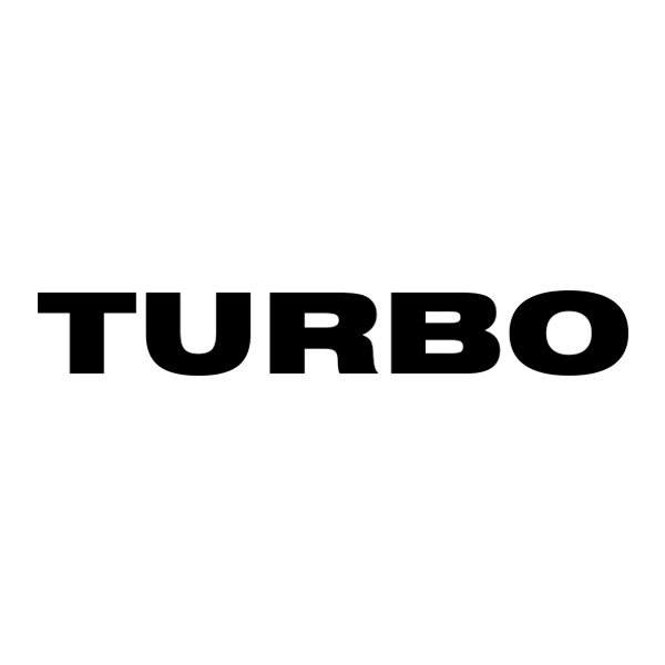 Car & Motorbike Stickers: Turbo