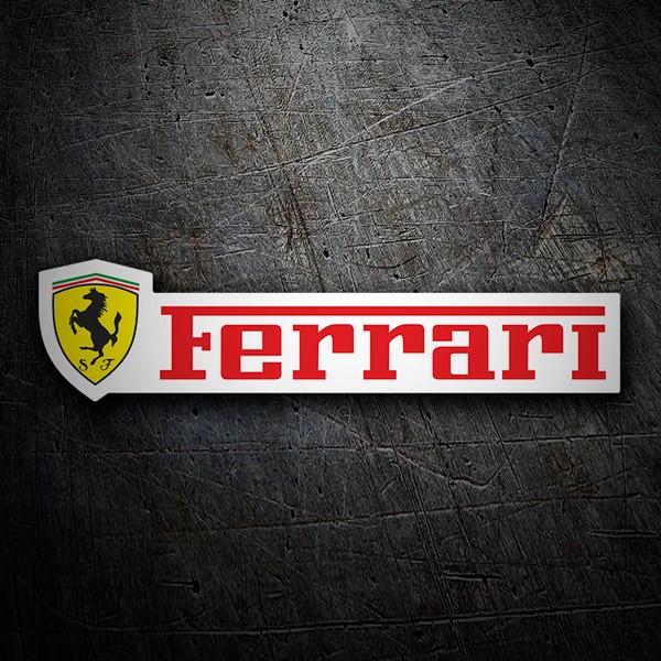 Car & Motorbike Stickers: Ferrari Team  1