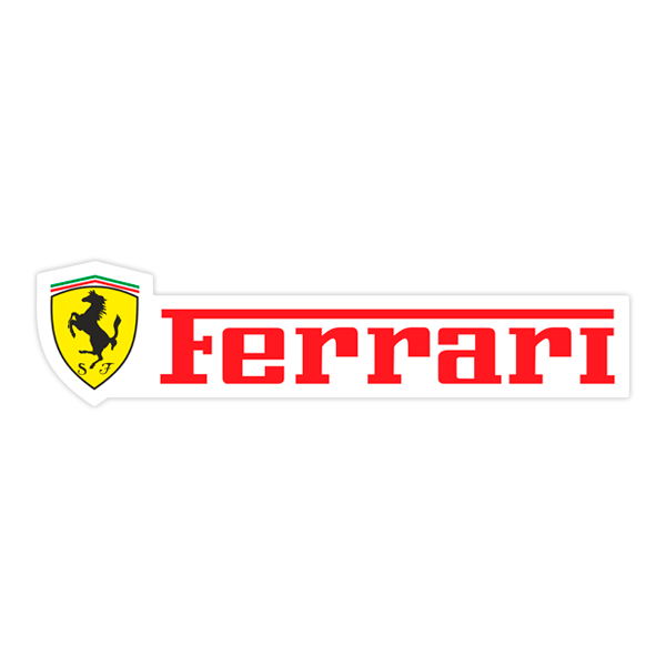Car & Motorbike Stickers: Ferrari Team  0