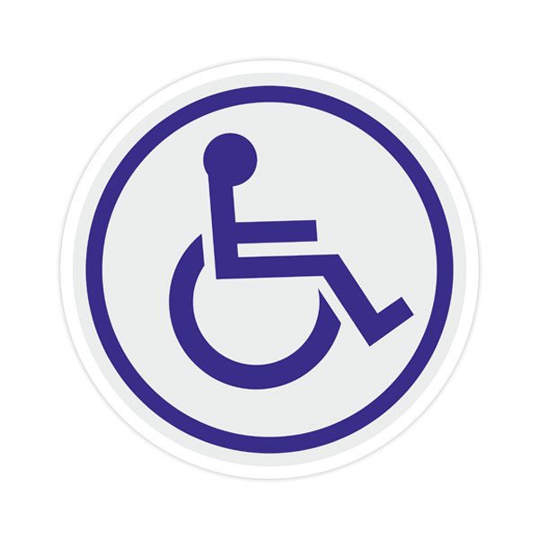 Wall Stickers: Disabled Sign