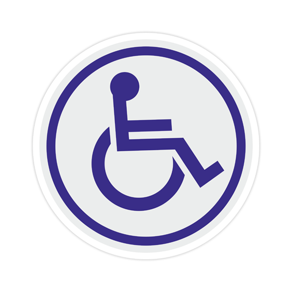 Wall Stickers: Disabled Sign