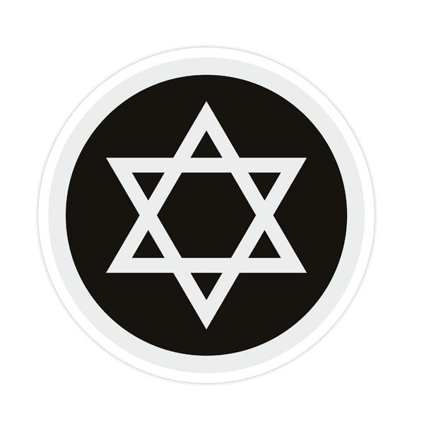 Car & Motorbike Stickers: Star of David