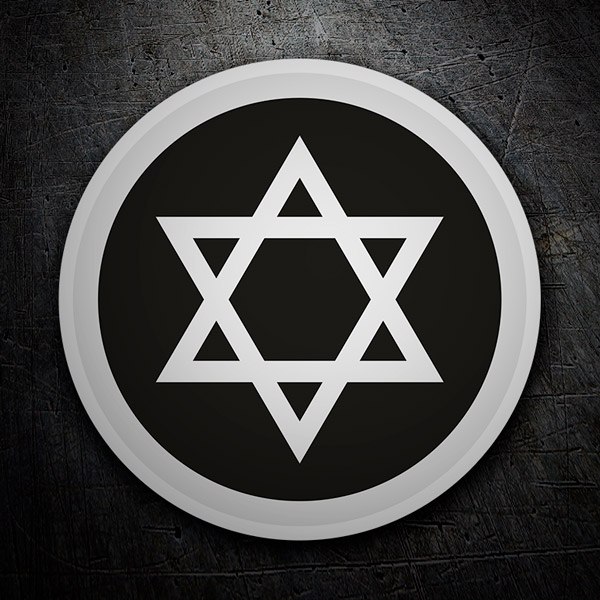 Car & Motorbike Stickers: Star of David