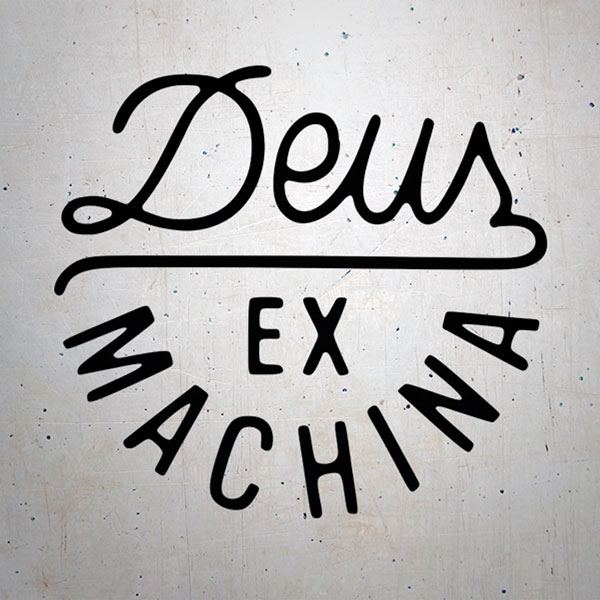 Car & Motorbike Stickers: Deus ex Machina