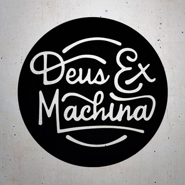 Car & Motorbike Stickers: Deus ex Machina Circle