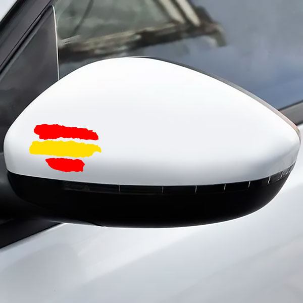 Car & Motorbike Stickers: Spain flag Kit