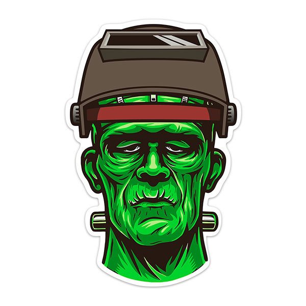 Car & Motorbike Stickers: Frankenstein Soldering Iron