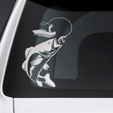 Car & Motorbike Stickers: Fish Take the Bait 3