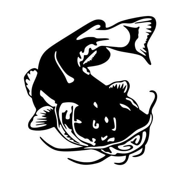 Car & Motorbike Stickers: Catfish