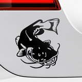 Car & Motorbike Stickers: Catfish 2