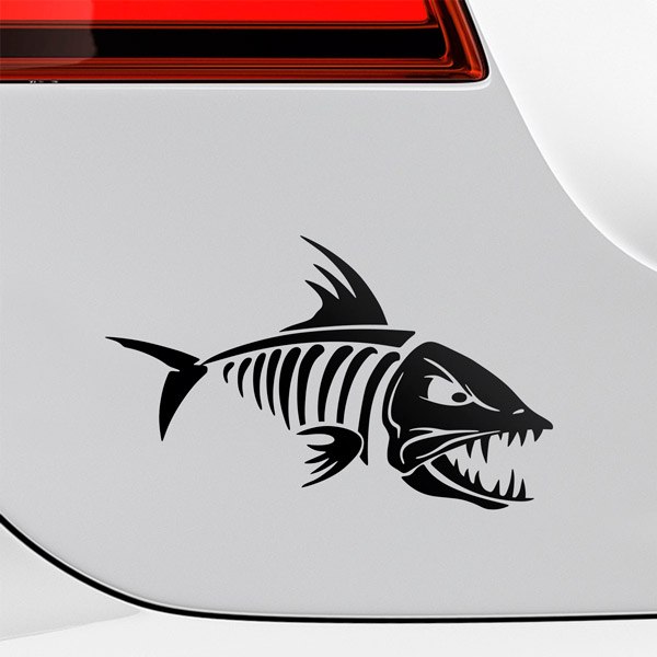 Car & Motorbike Stickers: Fish Skeleton