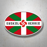 Car & Motorbike Stickers: Euskal Herria Oval 3