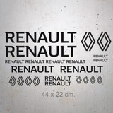 Car & Motorbike Stickers: Set 22X Renault 2