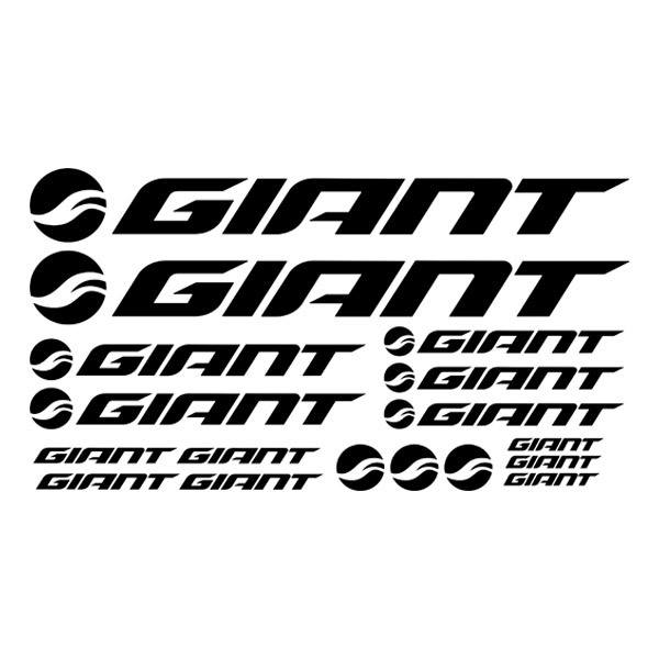 Car & Motorbike Stickers: Set 17X Giant
