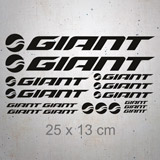 Car & Motorbike Stickers: Set 17X Giant 2
