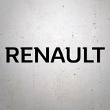 Car & Motorbike Stickers: Renault Typography 2