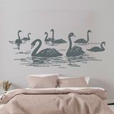 Wall Stickers: Swans on the Lake 2