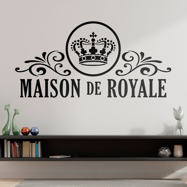 Wall Stickers: Maison de Royale Personalised