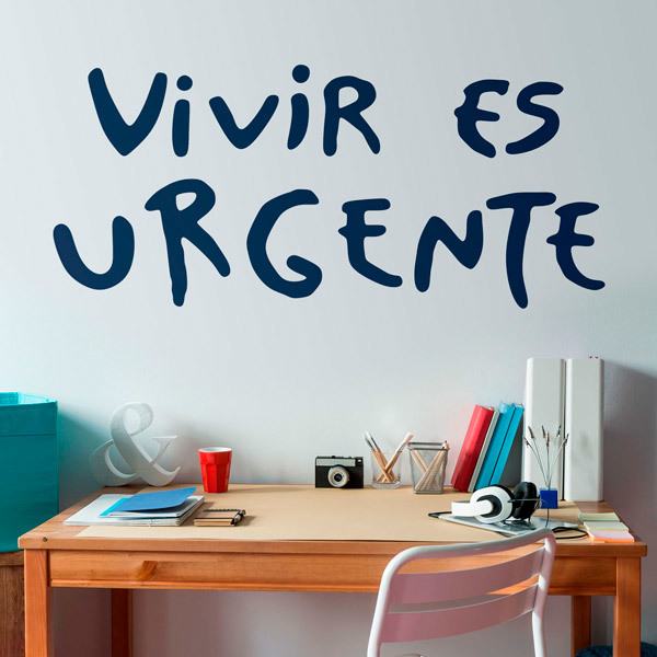 Wall Stickers: Living is Urgent