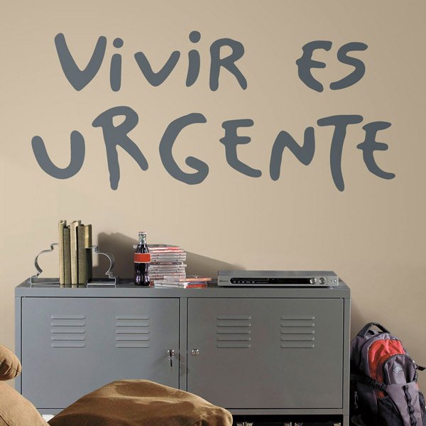 Wall Stickers: Living is Urgent