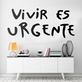Wall Stickers: Living is Urgent 3